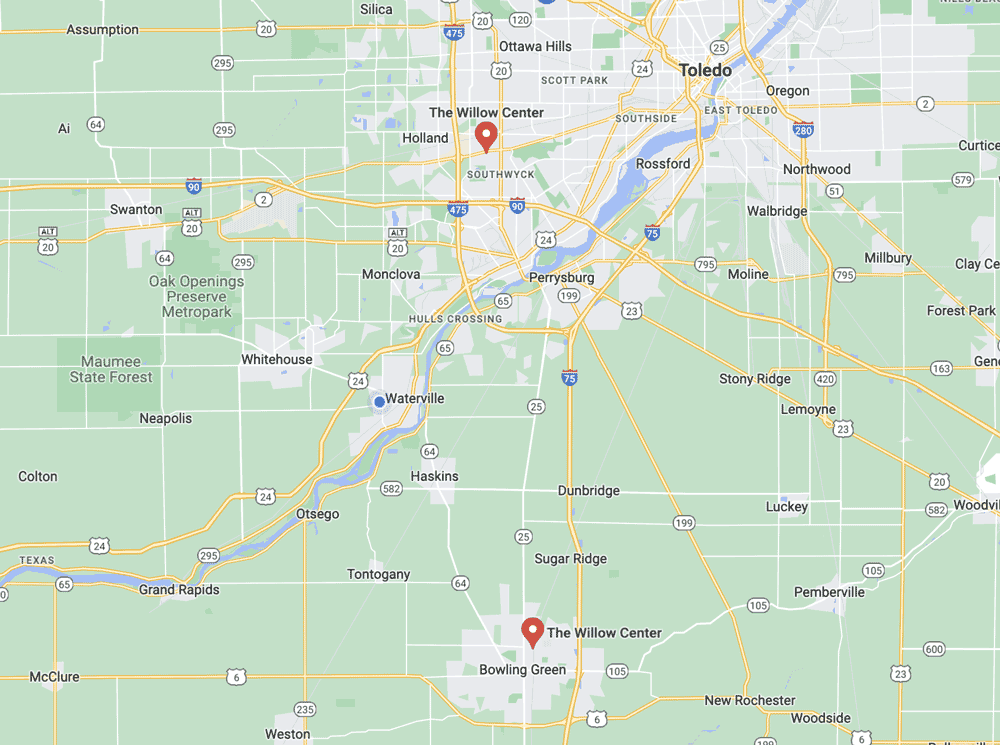 Toledo and Bowling Green therapist Office locations